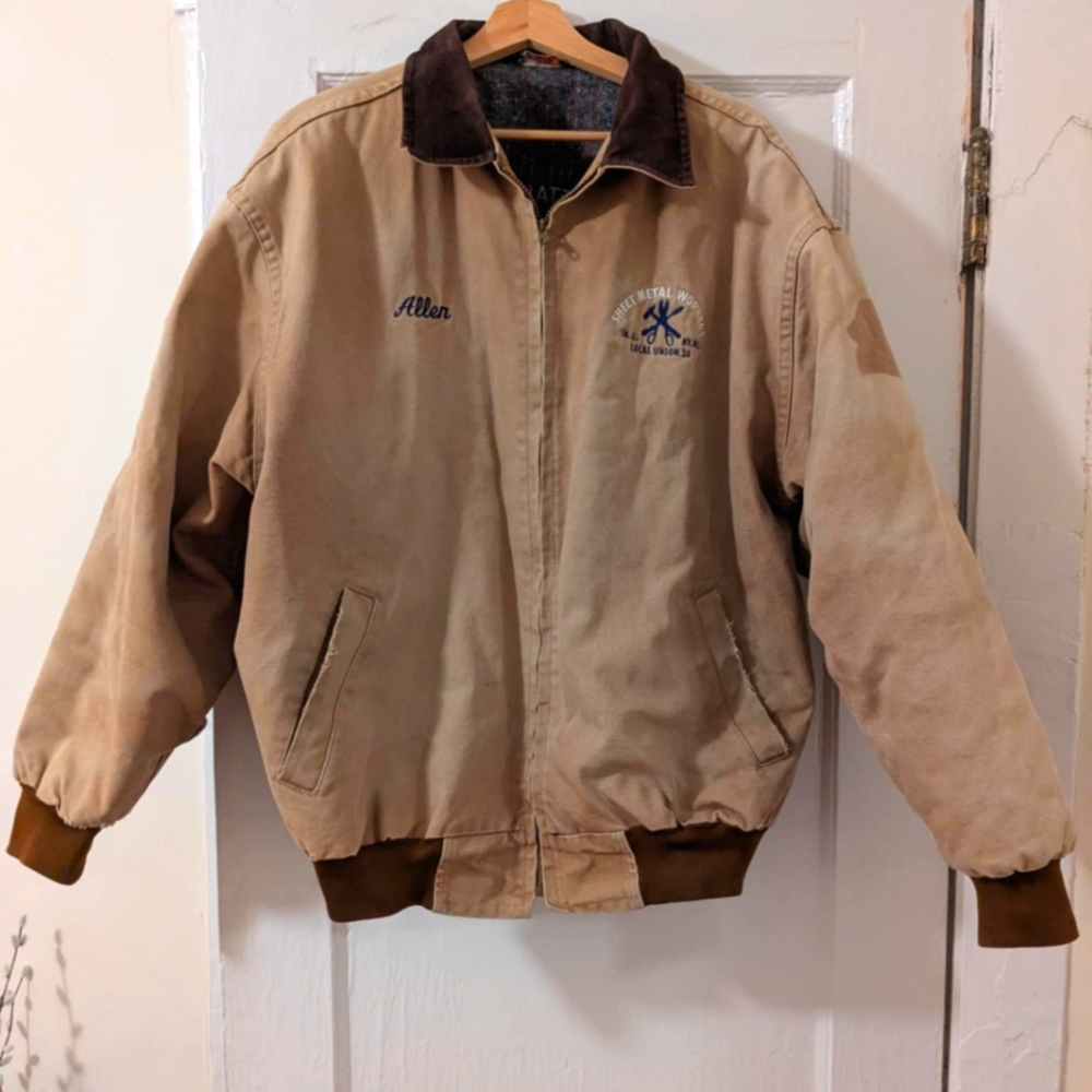 Union Line Sheet Metal Workers canvas jacket